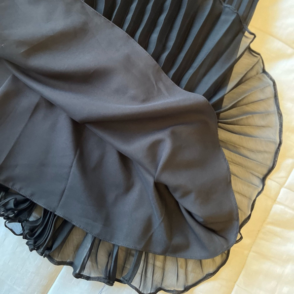 SOLD⚡️🥤TIBI Bond Girl Strapless Metallic Pleated Dress 2 The Flash Wardrobe - Picture 8 of 13